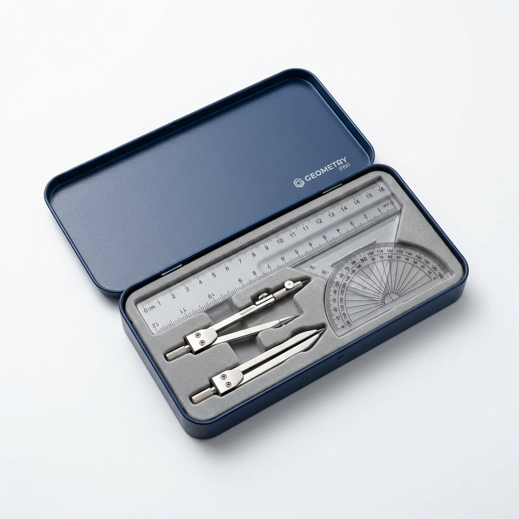 Camlin Exam Geometry Box Kit (Self-Centering)